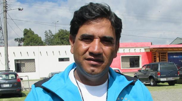 Renato Salas, entrenador del Deportivo Quito. Foto: Mauricio Bayas / ÚN