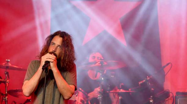 Chris Cornell, vocalista de las bandas de rock alternativo (grunge) Audioslave y Soundgarden. Foto: AFP