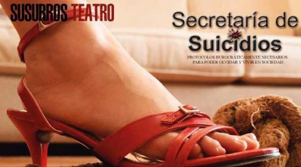 Secretaria se Suicidios es una obra de teatro de humor negro. Foto: Promocional
