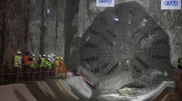 El próximo tramo que cumplirá la tuneladora Luz de América será hasta la estación El Recreo. Foto: Paúl Rivas / ÚN