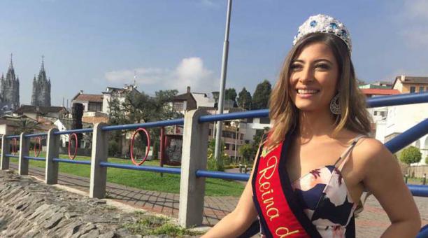 Primer día de la Reina de Quito Ana Carolina Carvajal. Foto: Paúl Rivas / ÚN