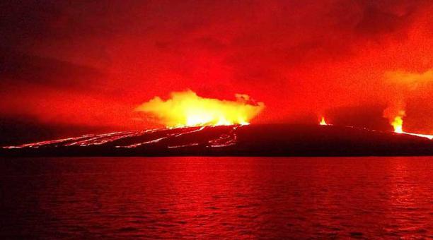 El volcán Sierra Negra está ubicado en el sur de la Isla Isabela, la más grande y occidental de Galápagos. Foto: cortesía Parque Nacional Galápagos
