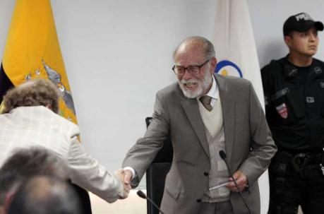 Julio César Trujillo es designado Presidente del Cpccs transitorio. Foto: Julio Estrella / ÚN