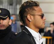 Neymar acudió a la Corte de Madrid en febrero  pasado. Foto: AFP