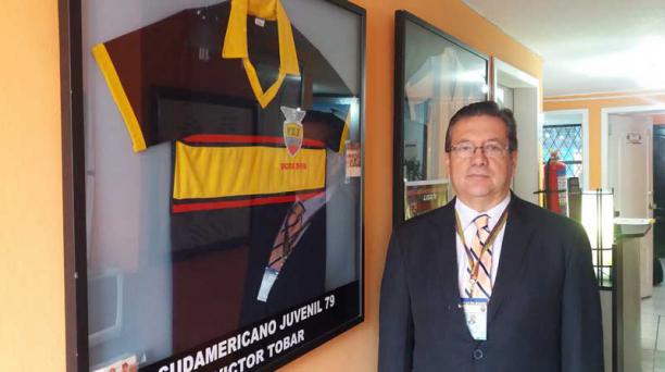 Victor Tobar fue capitán de la Selección de Ecuador Sub 20 de 1979. Foto: Santiago Ponce / ÚN