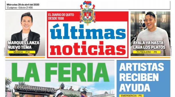 Edición del 29 de abril del 2020: Ferias a domicilio causan sensación en Rumiñahui