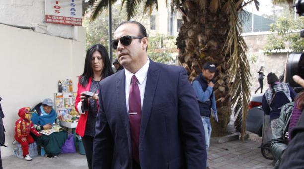 Juan Carlos Machuca, abogado de Luis Chiriboga, defendió la inocencia de su cliente. Foto: Archivo / ÚN