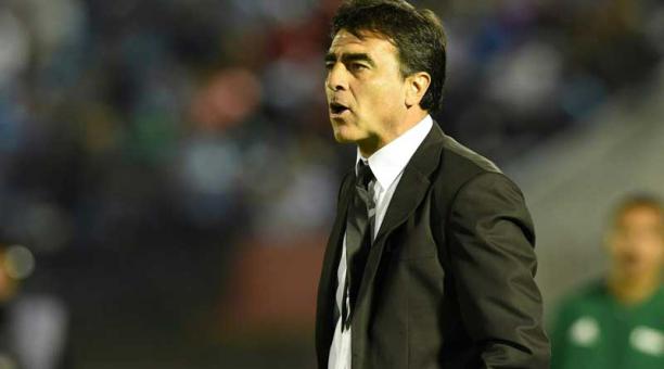 Gustavo Quinteros director técnico de la Selección ecuatoriana. Foto: AFP