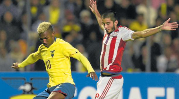 Bryan Cabezas ha jugado en todo el Sudamericano Sub 20. Foto: Vicente Costales / ÚN