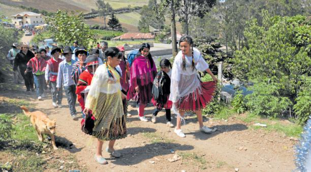 Las comunidades de la provincia de Chimborazo festejan al Niño Jesús. Foto: Alfredo Lagla / ÚN