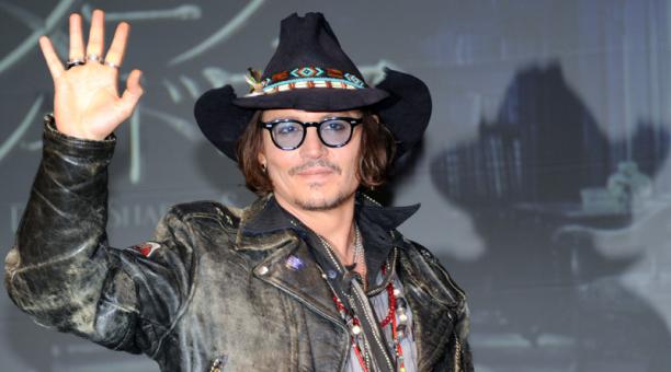 Johnny Depp, actor estadounidense, durante la presentación de uno de sus films en 2012. Foto: Archivo