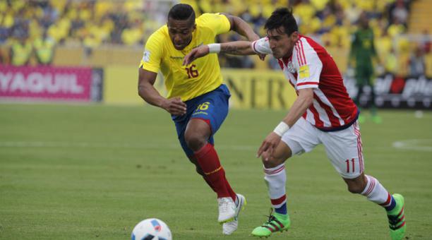 La Selección de Ecuador se enfrentó a la de Paraguay en eliminatorias a Rusia 2018.