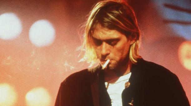 Kurt Kobain, vocalista de la agrupación Nirvana. Foto: Archivo