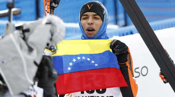 El venezolano pasó por muchas complicaciones antes de llegar a competir. Foto: AFP