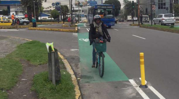 El 60% de ciudadanos estaría dispuesto a circular en bicicleta si hubieran todas las seguridades según la coordinadora de Ciclovías. Foto: Cortesía