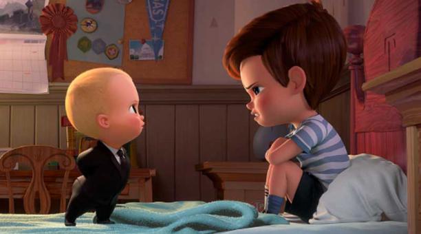 El bebé de traje y corbata de 'Baby Boss', el nuevo film del estudio DreamWorks. Foto: Captura de pantalla