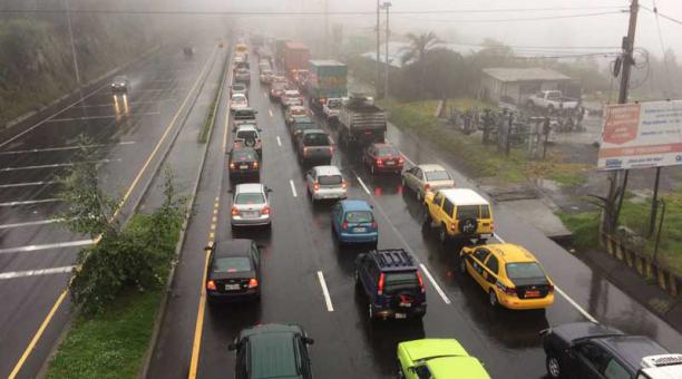 Congestión vehicular en las principales avenidas de Quito. Foto: ÚN