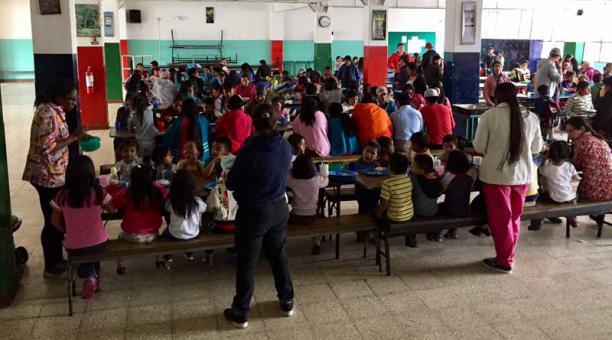 En el Centro del Muchacho Trabajador de  La Marín los niños reciben hasta tres comidas.Foto: Ana Guerrero / ÚN