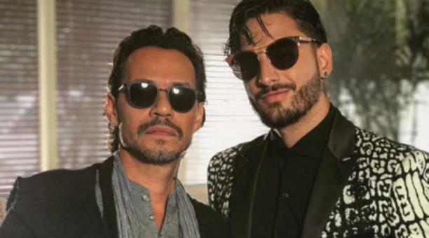 El reguetonero colombiano Maluma sorprendió junto al reconocido cantante Marc Anthony. Foto: Instagram