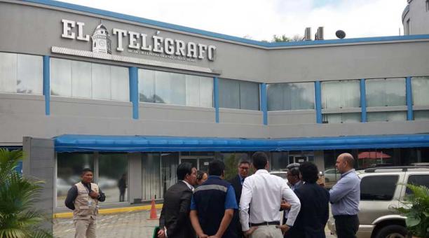 Las instalaciones de diario El Telégrafo en Guayaquil. Foto: Joffre Flores / ÚN