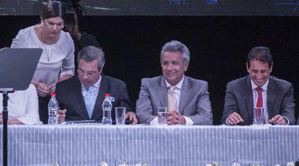 El presidente ecuatoriano, Lenín Moreno, anunció que ha ordenado una revisión de la polémica Ley de Plusvalía. Foto: EFE