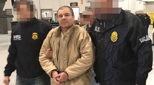 El pasado 19 de enero, el narcotraficante Joaquín el 'Chapo' Guzmán fue extraditado a EE.UU., a la víspera de la investidura de Donald Trump como presidente. Foto: AFP
