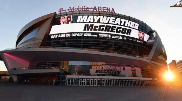 El T-Mobile Arena de llas Vegas, Nevada, será el escenario de la pelea. Foto: AFP