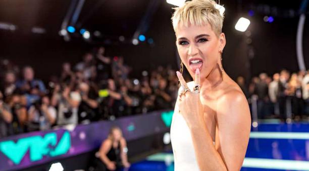 Katy Perry durante los MTV Video Music Awards 2017 el pasado 27 de agosto. Foto: AFP