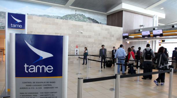 Cuatro vuelos de Tame que salen de Quito están suspendidos este 22 de septiembre. Foto: Archivo / ÚN