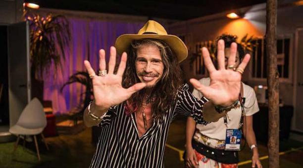 Foto tomada de la cuenta oficial de Facebook de Aerosmith