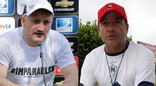 Pablo Repetto y Eduardo Favaro, entrenadores uruguayos. Foto: Archivo / ÚN
