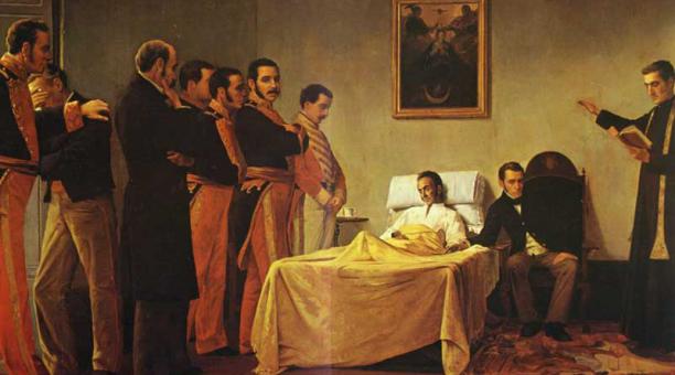 Simón Bolívar en su ocaso, el 17 de diciembre de 1830. Foto: Archivo / ÚN