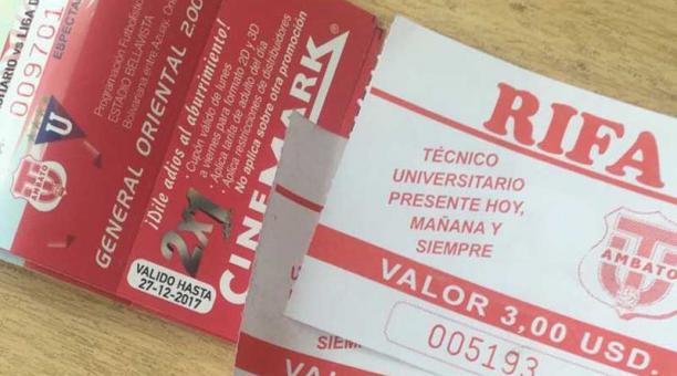 En las boleterías del estadio Bellavista de Ambato se venden entradas al partido entre Técnico Universitario y Liga de Quito. Foto: ÚN