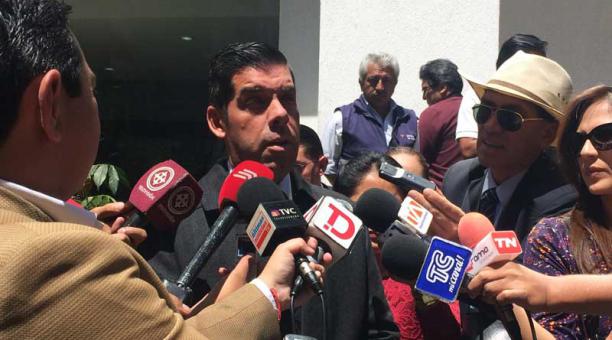 Raúl Ledesma, ministro de Trabajo, consideró entre USD 10 y 11. Foto: Alfredo Lagla / ÚN