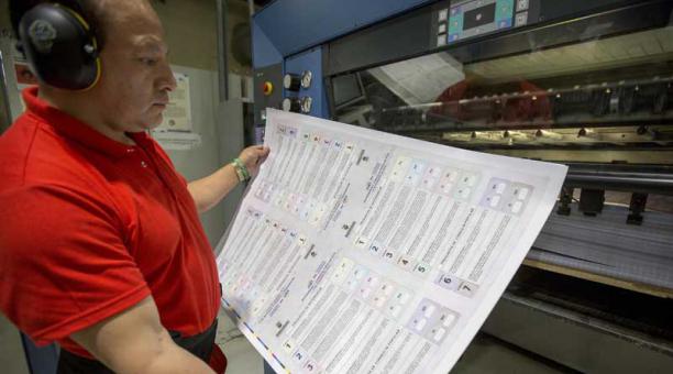 El IGM es el encargado de imprimir las papeletas. Foto: Julio Estrella / ÚN