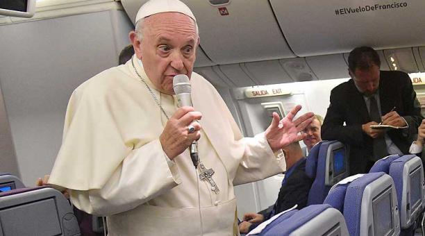 En su mensaje anual sobre la comunicación, el papa Francisco abordó ampliamente los argumentos engañosos de la serpiente en el episodio bíblico, presentándolo como “la primera 'fake news'”. Foto: EFE