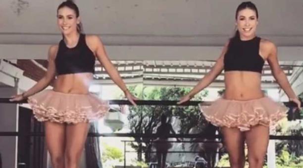 Las colombianas Andrea y Alejandra se convirtieron en furor al realizar una versión de ballet del hit musical. Foto: Instagram