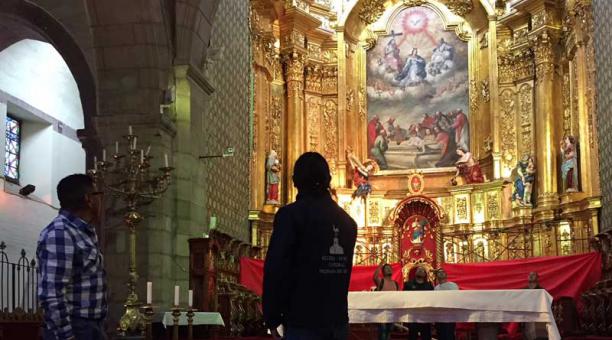 Los trabajos se extenderán hasta finales de marzo, en la Catedral. Foto: Betty Beltrán / ÚN