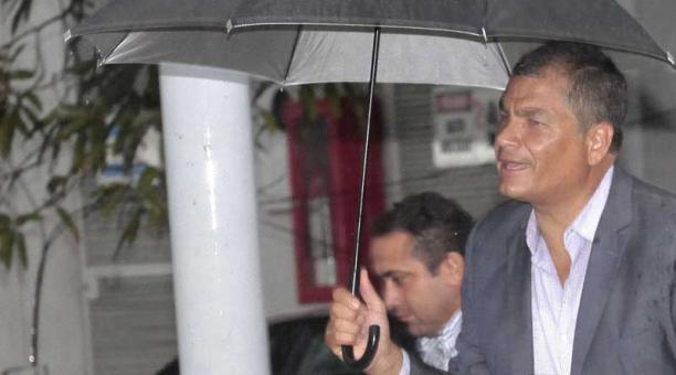 Llueve, truene o relampaguee, al expresidente Correa le toca declarar.Foto: Archivo / ÚN