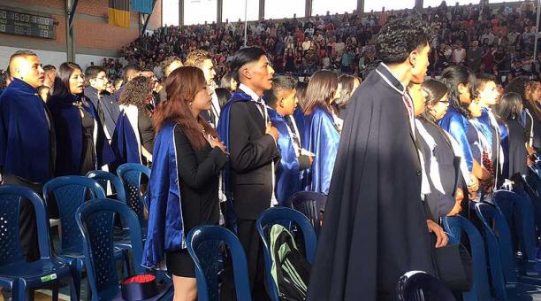 El miércoles 14 de marzo del 2018 se graduó una tanda de bachilleres. Foto: Ana Guerrero / ÚN