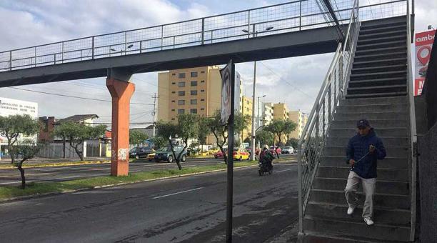 Ya está habilitado el puente de la avenida Galo Plaza Lasso, en el norte de Quito. Foto: Eduardo Terán / ÚN