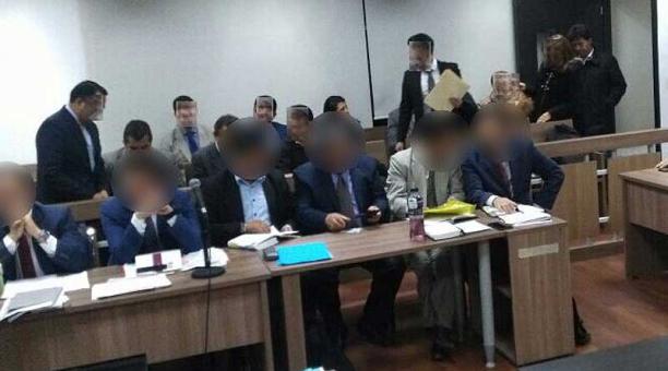 A los dos concejales y seis funcionarios del Municipio de Quito se los investiga por el presunto delito de asociación ilícita. Foto: Twitter Fiscalía