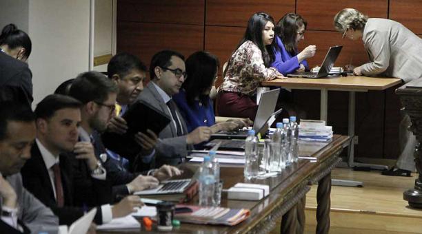 Audiencia de ayer, 20 de junio del 2018, en la Corte Nacional de Justicia, sobre el caso de Fernando Balda. Foto: Patricio Terán / ÚN