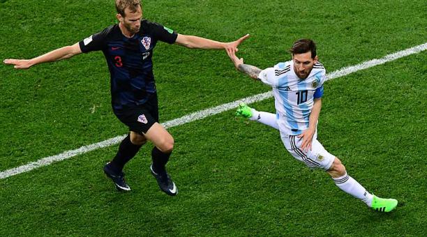 El equipo de Lionel Messi está tercero del Grupo D del Mundial. Foto: AFP