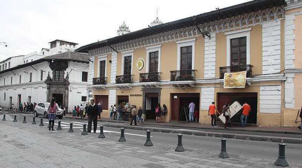 La intervención se debe a los trabajos de construcción de los accesos a la Estación San Francisco. Foto: cortesía Municipio de Quito