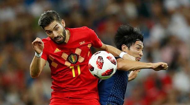 Bélgica estará por tercera vez en unos cuartos de final de un Mundial, tras México 1986 y Brasil 2014. Foto: AFP