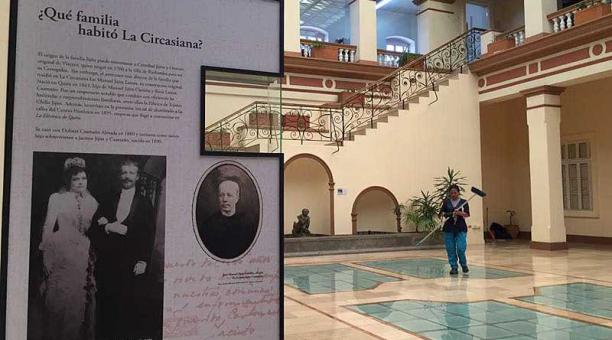 La museografía de La Circasiana está abierta para el público. En cada sala hay información. Foto: Ana Guerrero / ÚN