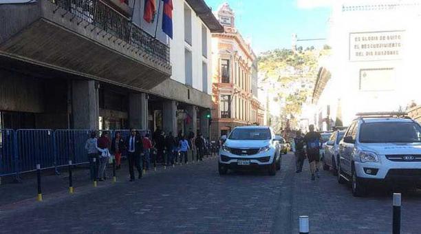 Por la calle Venezuela ya no pasarán los buses, solo vehículos livianos. Foto: cortesía Municipio de Quito