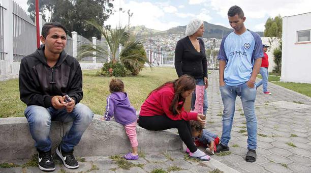23 venezolanos reciben ayuda actualmente en el Centro de Tránsito Temporal de Solanda, ubicado en el sur de la capital. Foto: Patricio Terán / ÚN