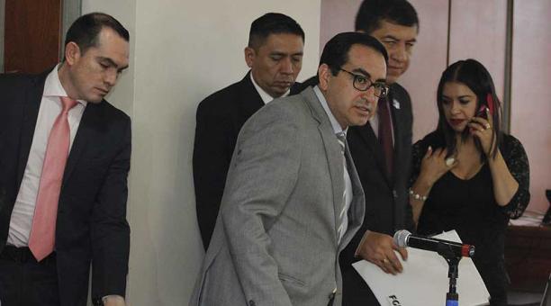 El fiscal General encargado, Paúl Pérez, presentó su dictamen en la Corte. Foto: API para ÚN